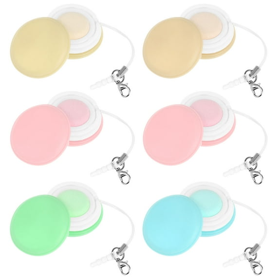 UPKOCH 6Pcs Assorted Color Cleaning Cloths for Glasses and Lenses Assorted Color 1.4x1.4x0.6in