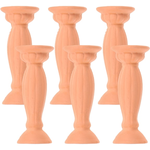 UPKOCH 6Pcs Mini Ceramic Planter Sturdy Plant Pot for Nursery Cup Growing Use