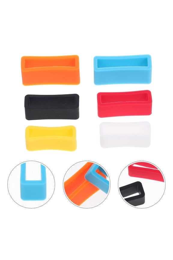 Watch Band Accessories Watch Band Loops Black 6Pcs Women