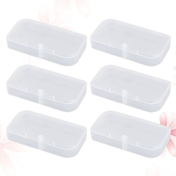 UPKOCH 6Pcs Transparent Small Containers with Lids Component Storage for Small Parts Vehicle Repair