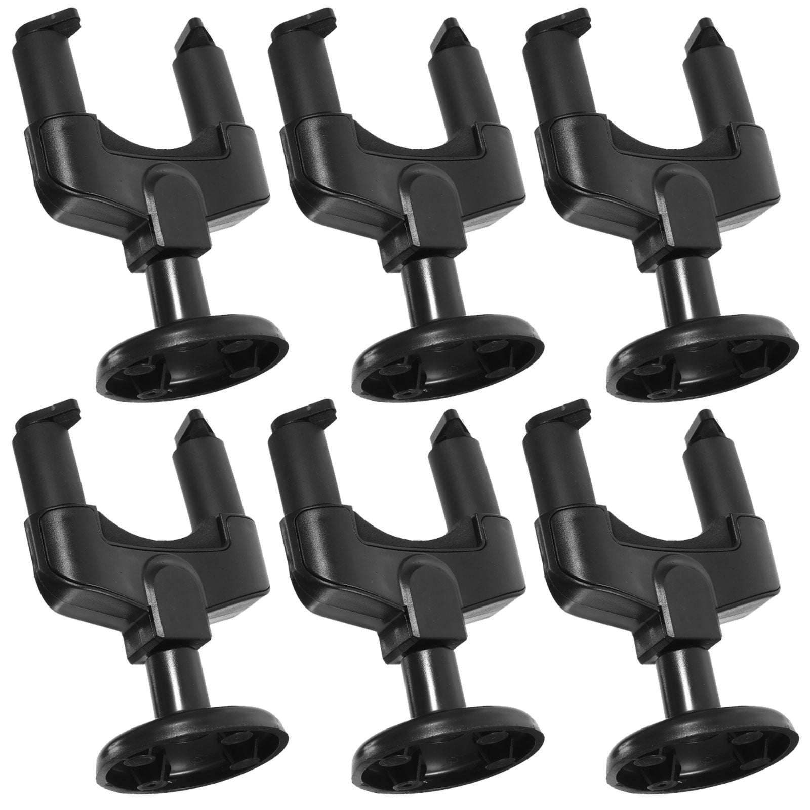 UPKOCH 6Pcs Wall Guitar Hangers with Auto Locking Grip for Effective Music Practice