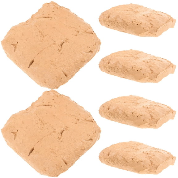 UPKOCH 6pcs Natural Air Dry Clay For Safe Diy Pottery Clay For For Unique Artworks Present For Friends And Family