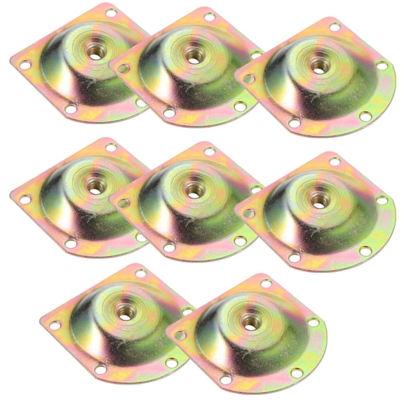 UPKOCH 8Pcs Table Leg Hardware Iron Multi-colored Zinc Coating Extend Furniture Life for DIY Enthusiasts