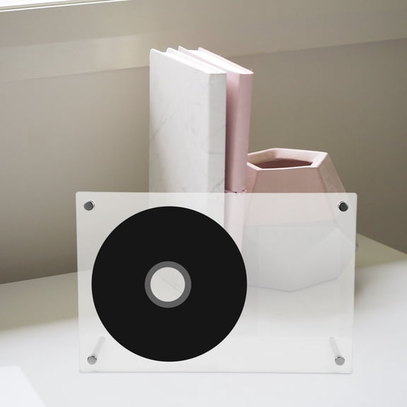 UPKOCH Album Record Wall Display Displaying Holder Acrylic Photo Storage 1Set For Home Decor