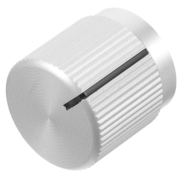 UPKOCH Silver Aluminum Volume Control Knob for Guitar Bass with Durable Non Slip Finish