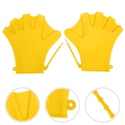 UPKOCH Water Fitness Swim Yellow 1 Pair 7.9x7.9in