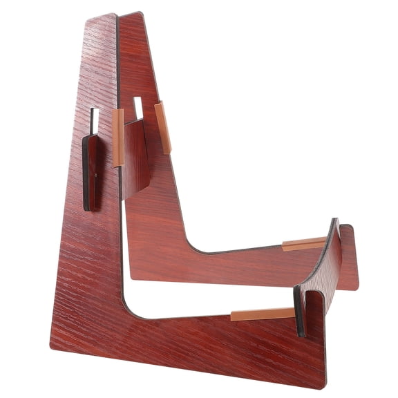 UPKOCH Bamboo Guitar Stand Instrument Holder Light Brown Wood 1Set for Musicians Practice