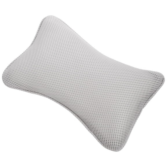 UPKOCH Bathtub Pillow Full Body Bath Pillows 2 Suction Cups Bath Butt Cushion For Tub Grey