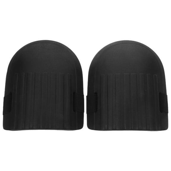 UPKOCH Black EVA Gardening Pads for Comfort and Protection with Adjustable Straps Ideal for Outdoor Use 2 Pairs