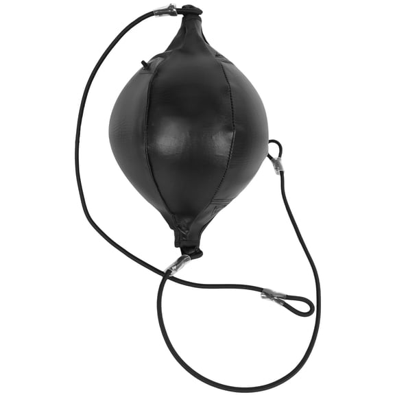 UPKOCH Black PU Punching Bag for Workout Use Reinforced Seams Unique Shape for Accurate Punches 1 pc