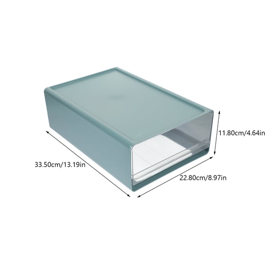 UPKOCH Blue HIPS Storage Drawer Sturdy Desktop Organizer for Efficient Home and Office Storage Solutions  Large Capacity