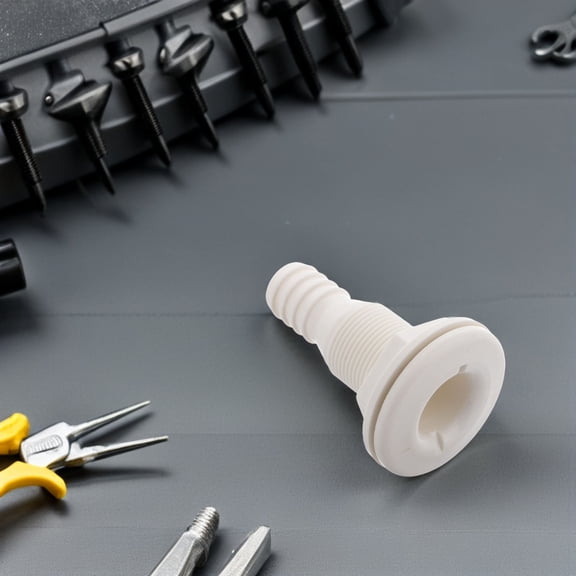 UPKOCH Boat Vent Cap Marine Thru Hull Fitting White Bowlshaped Vent 1Pack