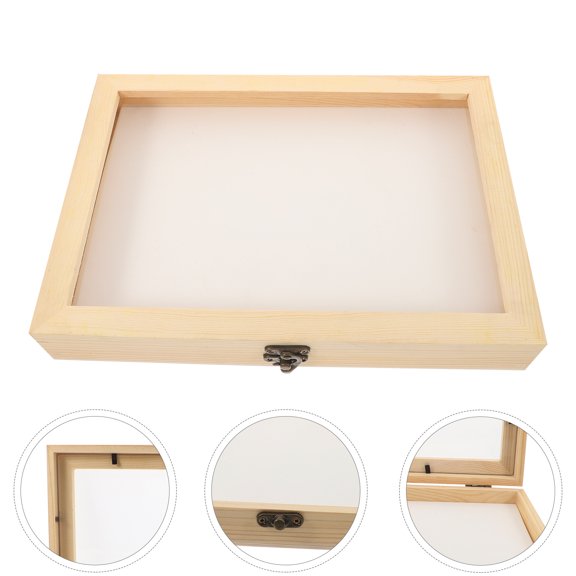 UPKOCH Butterfly Shadow Box For Rectangular Shape 1Pack 11.4X8.7X1.8In EVA And PVC