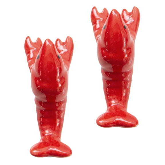 UPKOCH Ceramic Chopstick Stand for Home Use Red Color and 2Pcs