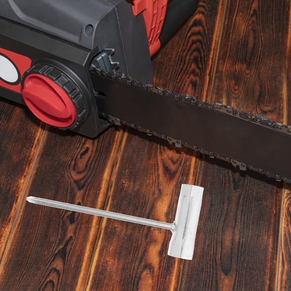 UPKOCH Chainsaw Tool Set 4Pcs Silver Iron for Chainsaw T Wrench and Spark Plug Sockets