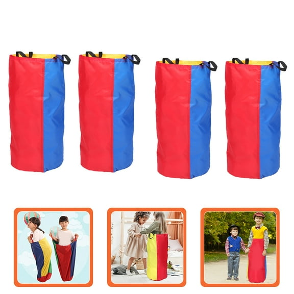 UPKOCH Outdoor Jumping Bags Backyard Games Assorted Color 4Set