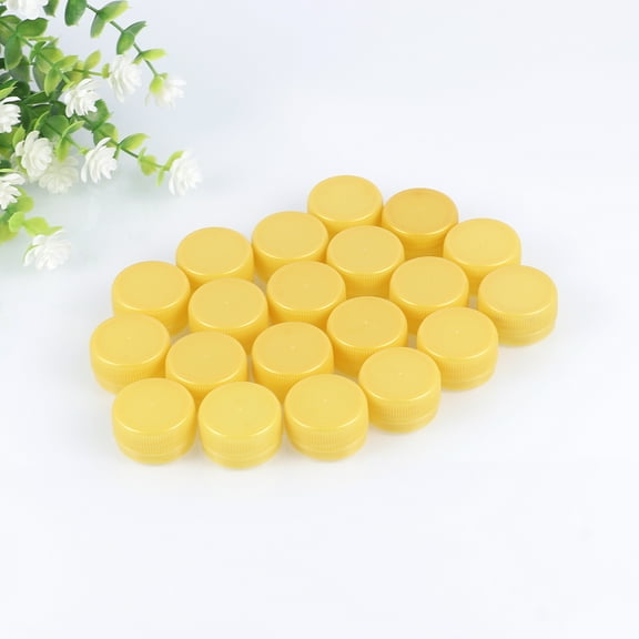 UPKOCH Colorful Plastic DIY Bottle Covers for Kids with and Reusable Design Yellow
