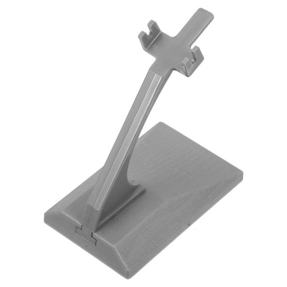 UPKOCH Compact Model Plane Display Stand For Collectors Grey Plastic 1Pcs