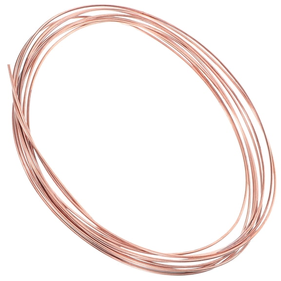 UPKOCH Copper Wire 5m Length Red and Purple Material Conductive Resistant 1 Roll for Crafting