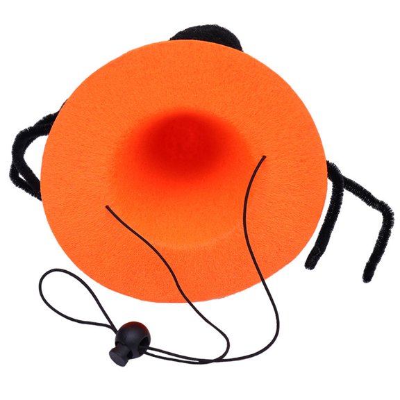 UPKOCH Costumes Pet Hat Felt Orange for Dogs 1Pack