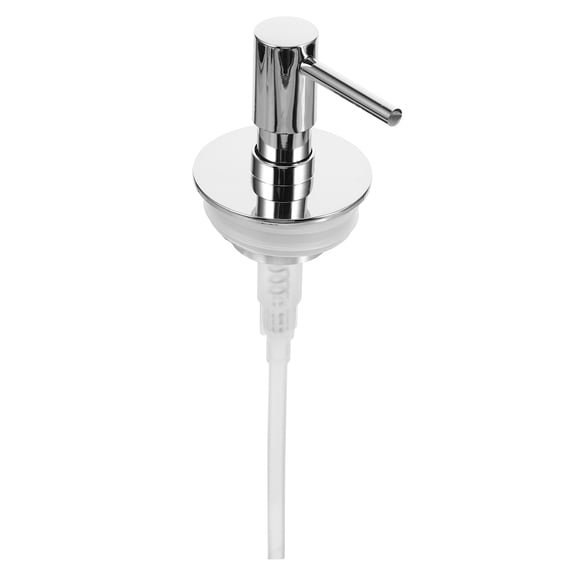 UPKOCH Cylindrical Lotion Dispenser Pump 1Pack Silver Plastic for Shampoo and Lotion Bottles Reducing Waste