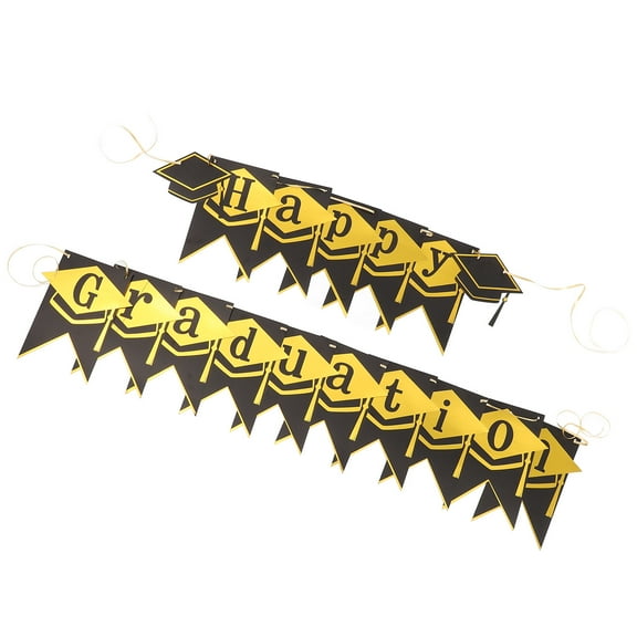 UPKOCH Decorative Banner Multi-colored Paper Decoration 1 Set