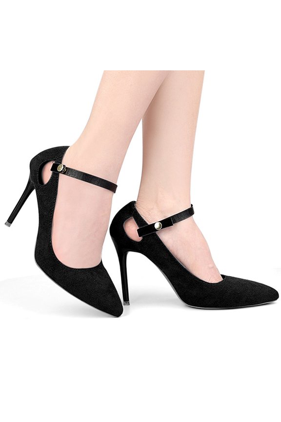 Detachable Ankle Straps for High Heels Snap Button Elastic Shoe Straps for Women
