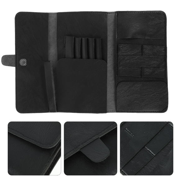 UPKOCH Embroidery Scissor Case Scissors Cut Hair Shears Bag Barber Black