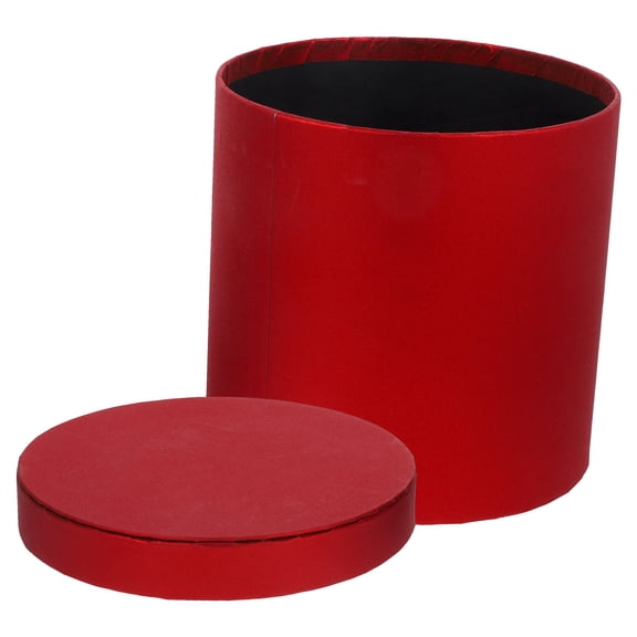 UPKOCH Red Floral Box with Lid for Flower Arrangements and Gift Packaging