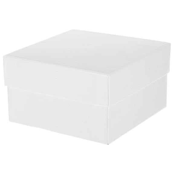 UPKOCH White Lab Sample Freezer Box with Lid for Test Tube Organization