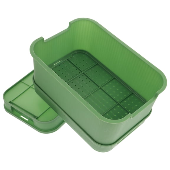 UPKOCH Garden Propagator Tray Plastic Green for Gardening 1Set