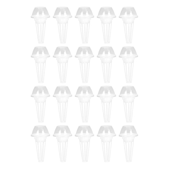 UPKOCH Gardening Planting Baskets Hydroponic Planter Round White for Plant Enthusiasts 1 Set