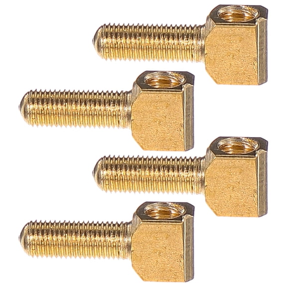 UPKOCH 4Pcs Golden Violin Bow Frog Screws Essential Fit for Violin Bow Repair