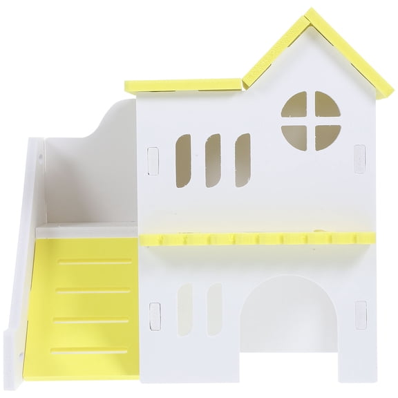 UPKOCH Hamster Playhouse Guinea Pig Hideout Villa Fun Cage Accessory For Pets For Sleep Play Rest
