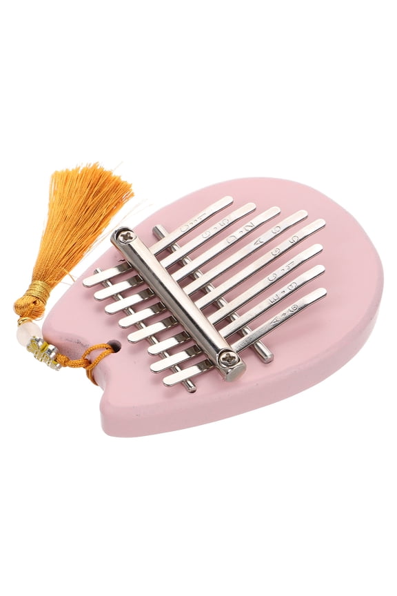 Handheld Synthesizer Mini Kalimba Thumb Piano with Steel for Travel 1Set