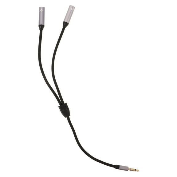 UPKOCH Headphone Mic Splitter Cable Assorted Color Headphone Converter for Travel 1Set