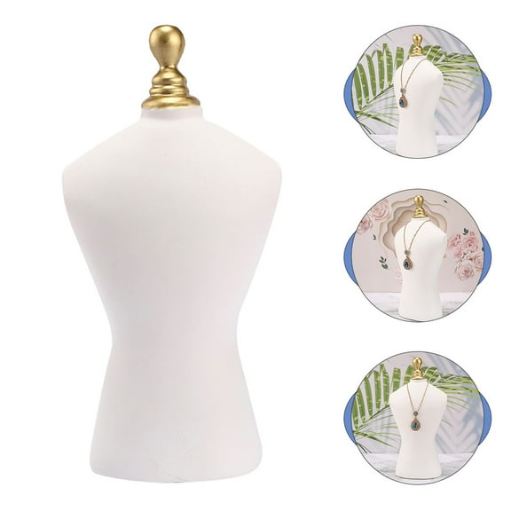 UPKOCH Jewelry Stand 1Pcs Resin Necklace Holder Mannequin Bust Anti-Tangle for Boutique Owners