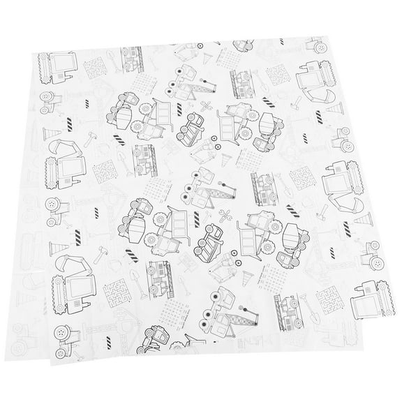 UPKOCH Kids Tablecloth Paper Multi Protective Table Cover For Classroom Activities 1Pack