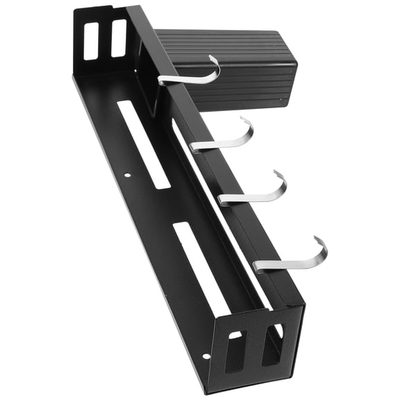 UPKOCH Kitchen Utensils Holder Rectangular Black Carbon Steel for Cooking Enthusiasts 1Set