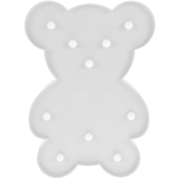 UPKOCH LED Corner Floor Lamp Bear Shaped Lamp PVC with Night Light for Bedroom