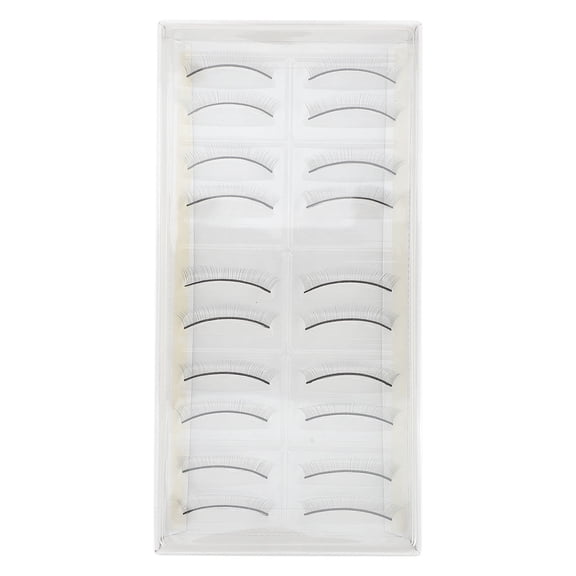 UPKOCH Lash Training Strips 10 Pairs in Black for Eyelash Extension Beginners and Professional Teaching
