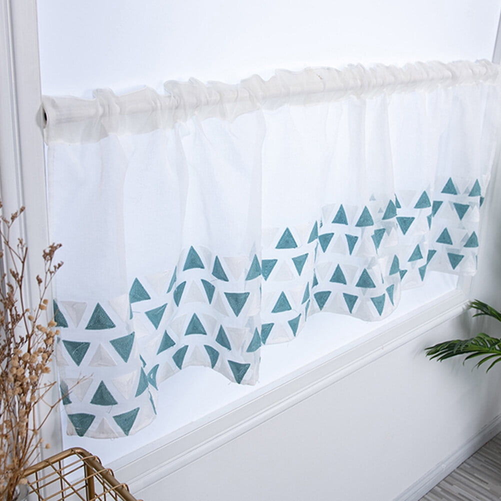 UPKOCH Light Blocking Short Curtains Assorted Color Half Curtains for ...
