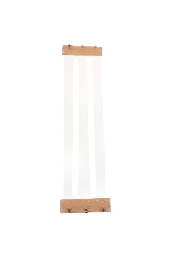 Beige 3 Hook Bra Extensions Elastic Strap for Daily Bra Comfort