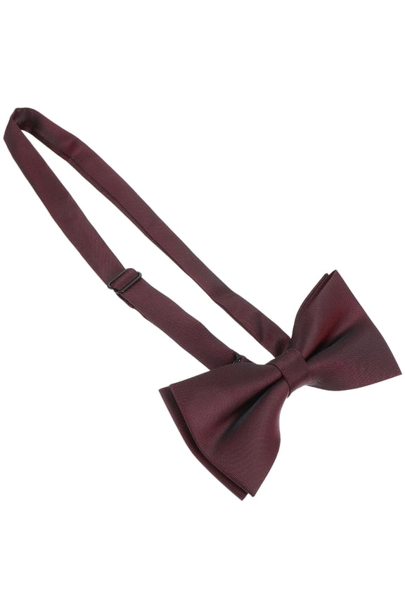Men Solid Color Pre Tied Bow Tie Formal Bow Tie For Weddings Parties Prom Double Matte For Stylish Look