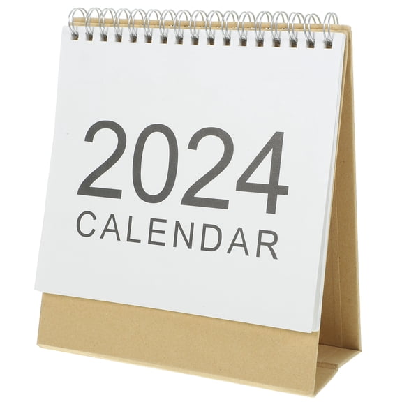 UPKOCH Minimalist Desk Calendar Metal Coil Multi Colored Scheduling Tool Modern 1 Piece