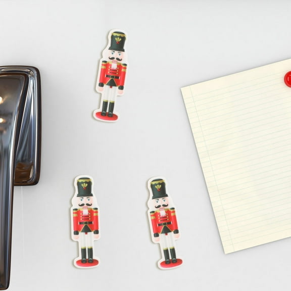 UPKOCH decorative stickers for fridge Nutcracker Fridge Stickers Resin 10pcs