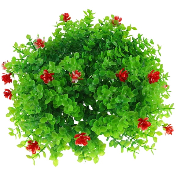 UPKOCH Outdoor Topiary Ball Greenery Balls Decorative Eucalyptus Leaf Ball Plastic Home Decoration 1 Set