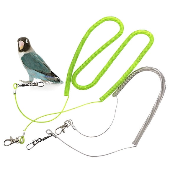 UPKOCH Parrot Flight Training Leash Blue 1 Set for Outdoor Flying Birds