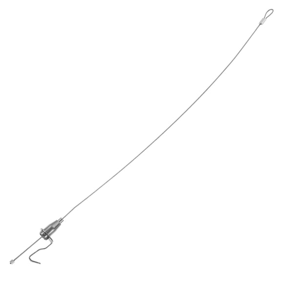 UPKOCH Picture Frame Wire for Hanging Adjustable Stainless Steel Display Cord Silver 1Pcs