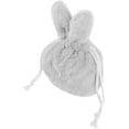thumbnail image 1 of UPKOCH Plush Drawstring Makeup Bag for Storage Use Light Grey Small Cosmetic Pouch 4.3 x 3.1 x 7.9 inches, 1 of 8